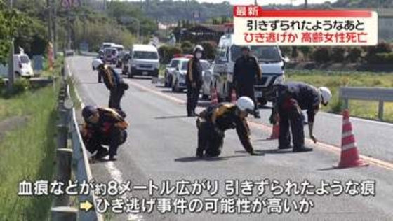 ひき逃げか　路上に倒れた高齢女性…死亡　兵庫・南あわじ市