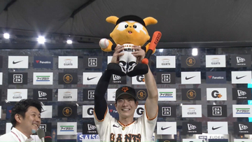 【巨人】松本剛が東京D初お立ち台「ジャイアンツファンだったので、ここに早く立ちたいと」　貴重なタイムリー放つ