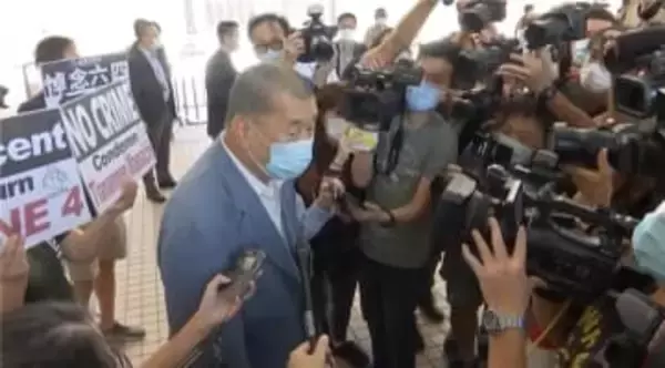 「リンゴ日報」創業者・黎智英氏に禁錮20年　香港