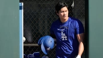 大谷翔平がライブBPで打席に　結果は四球と見逃し三振　WBCでは打者に専念