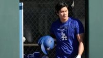 大谷翔平がライブBPで打席に　結果は四球と見逃し三振　WBCでは打者に専念