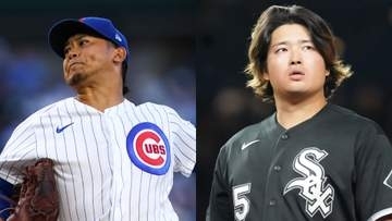 今永昇太と村上宗隆のメジャー初対決は2打数無安打1四球　第3打席はライトへ鋭い当たりも鈴木誠也のグラブに収まる