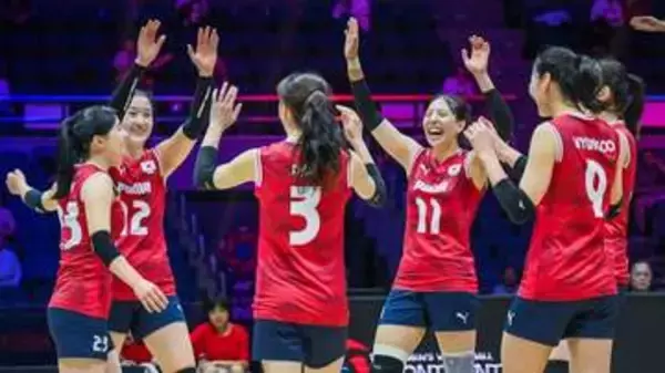 【バレーボール女子】韓国が2位通過　C組は日本が3連勝でトップ通過で準々決勝へ　五輪切符かかるアジア選手権の予選も最終局面