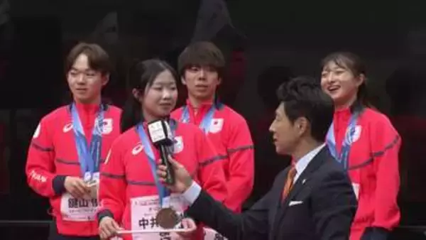 中井亜美「優しさや笑顔をたくさんもらった」　後輩からの言葉に坂本花織はうれしそうな笑顔　フィギュア陣もパレードで歓喜
