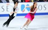 「【フィギュア】紀平梨花が新技で倒立か　練習シーンをパートナーの西山真瑚が投稿　佐藤駿のピザ頬張り動画も」の画像1