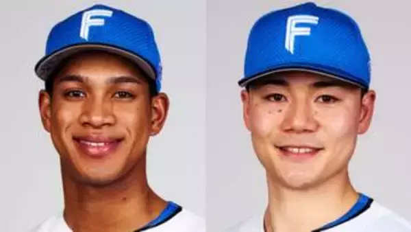 【球宴】万波中正＆清宮幸太郎がホームランダービー満喫　最前列でカメラかまえ記念撮影
