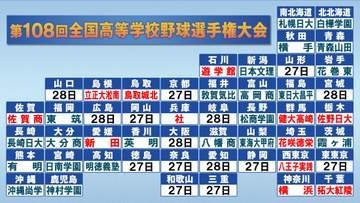 【高校野球】横浜、花咲徳栄、健大高崎ら12校が“甲子園の切符”　八王子実践が初出場　センバツ4強から夏の甲子園出場なし