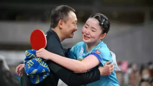 全日本初Vの張本美和　インタビューでは声震わせる「やっと勝った」　決勝で早田ひなにリベンジ