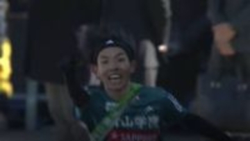 【箱根駅伝】青山学院大が“超大逆転・往路優勝”　5区山上りで黒田朝日が異次元の走り　“山の名探偵”を逆転し早稲田大を抜き去る