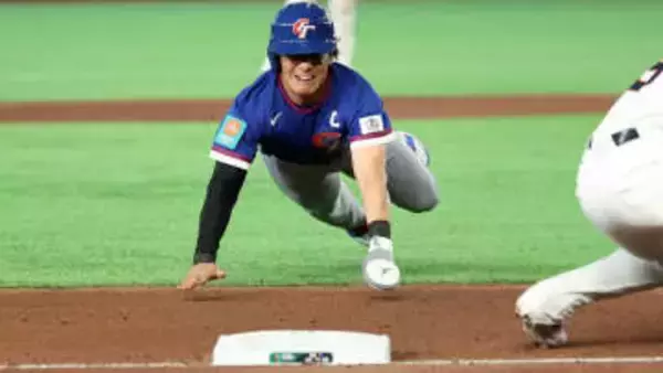 「本能的に」左人さし指にヒビの陳傑憲　タイブレークで代走　バントで“ヘッスラ”し左手で塁にタッチ