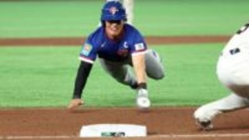 「本能的に」左人さし指にヒビの陳傑憲　タイブレークで代走　バントで“ヘッスラ”し左手で塁にタッチ