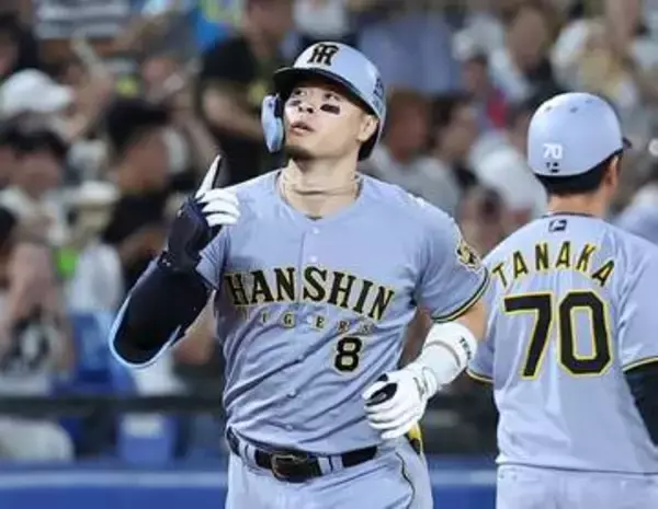 佐藤輝明が止まらない！3試合連続ホームランのあとは2打席連続ホームラン　3日間で森下翔太を一気に抜く4本塁打