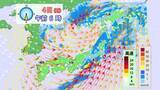 「【あすの天気】明け方にかけ雨の降る所が多い　雷を伴い激しく降る所も」の画像1
