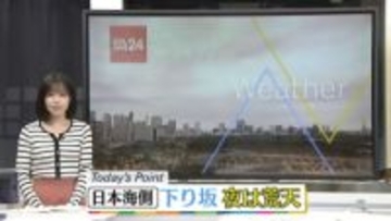 【天気】太平洋側は午後に広く日差し届く　日本海側は下り坂