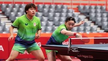 【卓球】“松島輝空＆張本美和”が最強中国ペアに敗れベスト8で終える　第1＆第2ゲームとデュースまでもつれ込む熱戦＜アジア競技大会＞