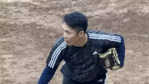 「しっかりと結果を残して」巨人・則本昂大　初めてファーム施設に　キャッチボールなどで汗流す
