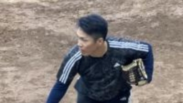 「しっかりと結果を残して」巨人・則本昂大　初めてファーム施設に　キャッチボールなどで汗流す