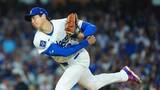 「大谷翔平が6回無失点6奪三振で1勝目　雨の中でカーブで緩急使い最速は159キロ　打っては1安打2四球と今季初の“二刀流”で躍動　ドジャースは9回にディアスが失点もなんとか逃げ切る」の画像1