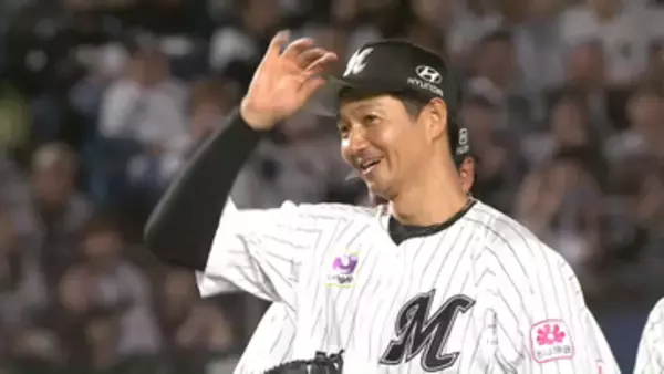 【ロッテ】引退試合に臨んだ唐川侑己　ソフトバンク・正木智也を空振り三振とし降板　2番手として益田直也があとを受ける