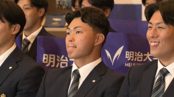 ドラフト指名を受けた時のリアクションもそれぞれ　阪神ドラ1・榊原七斗は宗山塁の姿に学び「生半可な気持ちでは…」