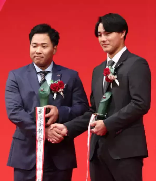 【NPBアワード】新人賞は荘司宏太　過去には主砲・村上宗隆やエース・東克樹が名を連ねる　23年度はMVPも受賞した虎の戦士