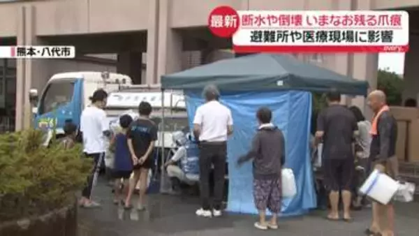 熊本地震発生から1週間　断水や倒壊…いまなお残る爪痕　支援の動き広がる