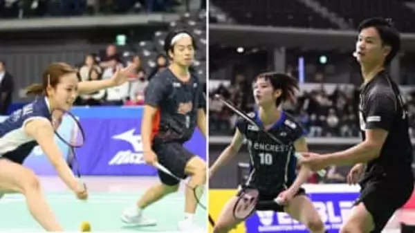【バドミントン】決勝はパリ五輪メダリスト対決　ペアデビューの松山・緑川ペアが1ゲームも落とさず決戦の舞台に上がる