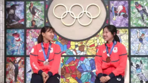 坂本花織＆中井亜美 互いの演技の印象は？　坂本は中井に「勢いがすごすぎて恐れていた(笑)」【ミラノ・コルティナ五輪】