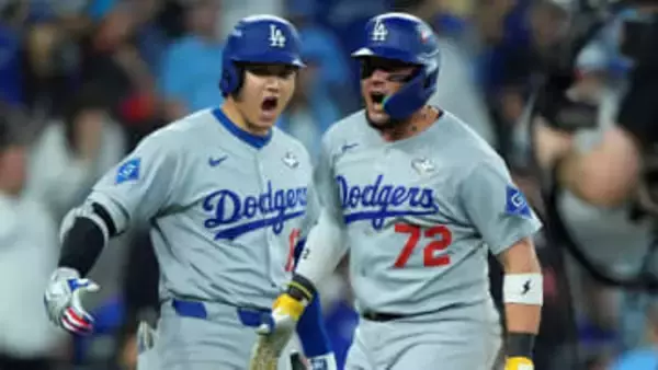 「叫んでもうた」土壇場9回1死からホームランでドジャース同点　ロハスの豪快ソロにファン大興奮　敵地スタジアム静まる