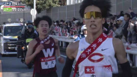 「俺らの勝負だな」高校時代からの“よきライバル”が最後の箱根路でデッドヒート　2秒差でタスキをつなぐ