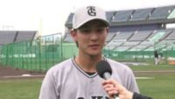 育成選手ながら1軍キャンプに参加　巨人・宇都宮葵星は「とても勉強になってます」　3年目を迎える俊足の21歳内野手