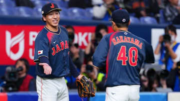 大勢が決め球のフォークに手応え　メジャー陣の合流には「ゲームで打順組んでるみたい」　中山礼都へ感謝も