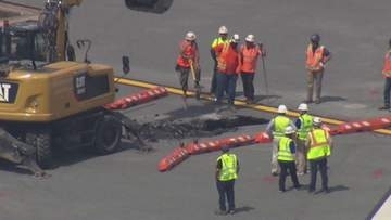米NY「ラガーディア空港」一部陥没で滑走路閉鎖