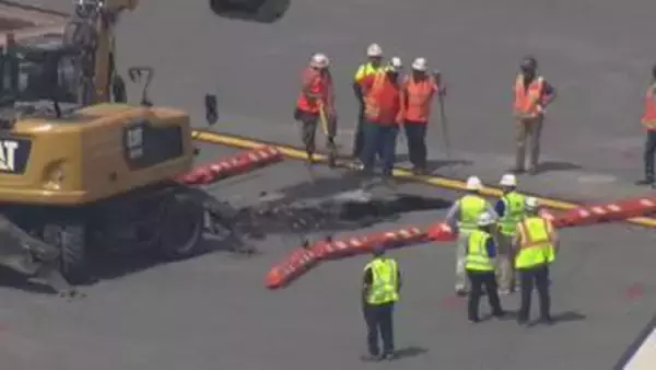 米NY「ラガーディア空港」一部陥没で滑走路閉鎖