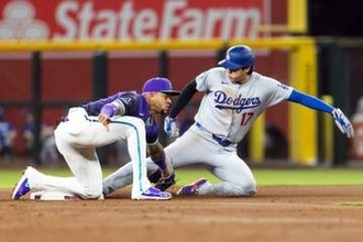 【ドジャース】大谷翔平が初めての出塁も盗塁失敗…　チャレンジ要求もベンチ動かず　大谷の盗塁死は今季3度目