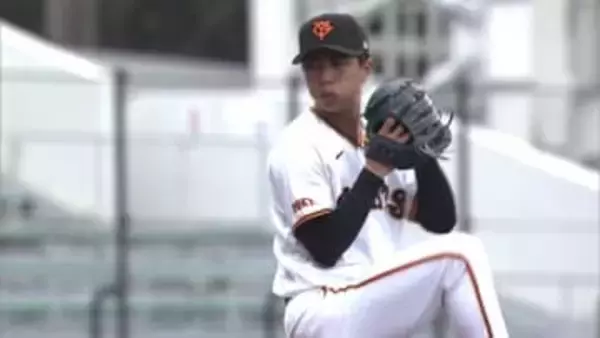巨人ドラ3山城京平は2回無失点「打たれてもいいから真ん中で勝負」　両親もかけつける地元・沖縄登板に「緊張した」