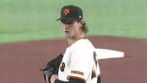 【巨人】ウィットリーが5回まで無安打の好投　すでに来日後最多となる10奪三振をマーク