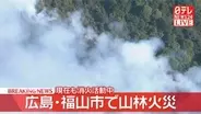 【速報】山林火災発生、消火活動続く　広島・福山市