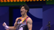 【世界体操】日本が男子団体金メダルでロス五輪切符！　内村航平さん「頼もしい後輩」とたたえつつ「まだまだできる」　橋本大輝が鉄棒で完璧着地決めて仲間たちは絶叫