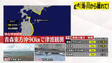 「青森東方沖90キロで午前11時51分に津波観測（微弱、数センチ程度）」の画像1