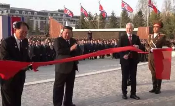 北朝鮮・平壌に“ロシア派兵”たたえる記念館