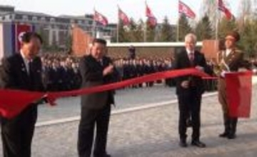 北朝鮮・平壌に“ロシア派兵”たたえる記念館