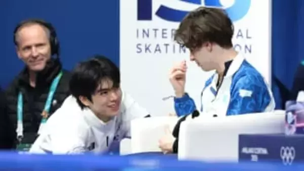 フィギュア選手らのリスペクト止まず　メダルなしの4位の韓国選手が大逆転で金を獲得したカザフスタンの選手へ笑顔でハグの祝福