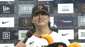 「幸せだなと思って毎日投げています」　現ドラから飛躍を遂げた巨人・田中瑛斗が『最優秀中継ぎ』を確定