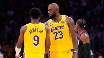 【NBA】レイカーズがPO先勝　レブロン＆ブロニー親子共演が実現　父は19得点13アシストの活躍　八村塁も14得点の躍動