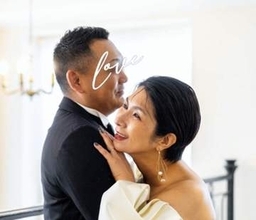 くわばたりえ 50歳、新たに交わした結婚の誓い　17年前に撮影した結婚の写真を再現