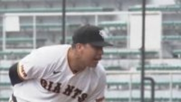 3者連続三振も　巨人の新外国人・マタ　実戦形式練習に登板　阿部監督「いいボール投げていた」