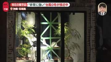 “非常に強い”台風9号が接近中　暴風は丸1日続くおそれ【石垣島から中継】