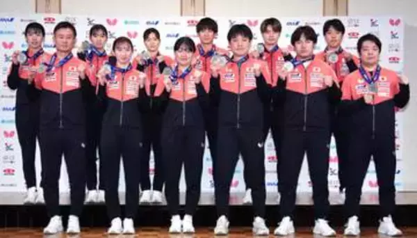 卓球最新のチーム世界ランキングを発表　日本は男女ともに順位変わらず　女子が2位&男子は4位　中国が男女ともに1位キープ