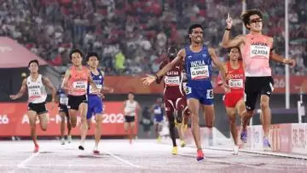 【アジア大会・陸上】男子1500mで飯澤が日本勢40年ぶりの金メダルに輝く　森も銅メダルで60年ぶりの複数メダル獲得